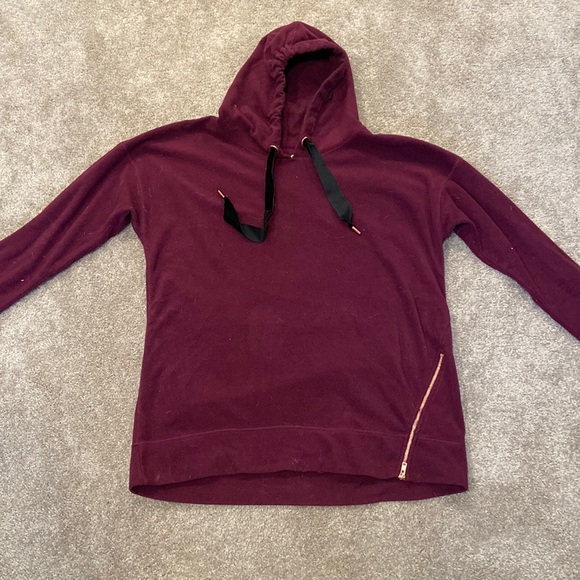 Xersion Tops - Fleece hoodie with zipper detail